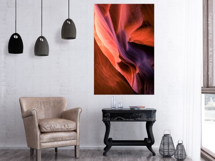 Poster Canyon Interior - colorful nature landscape among carved rocks 116518 additionalImage 17