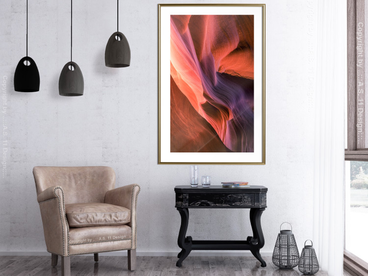 Poster Canyon Interior - colorful nature landscape among carved rocks 116518 additionalImage 13