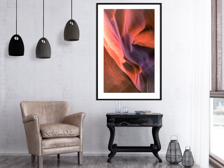 Poster Canyon Interior - colorful nature landscape among carved rocks 116518 additionalImage 4