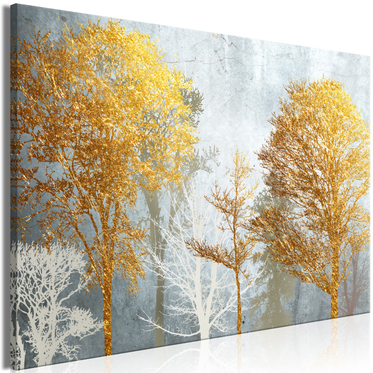 Canvas Art Print Hoarfrost and Gold (1 Part) Wide 122318 additionalImage 2