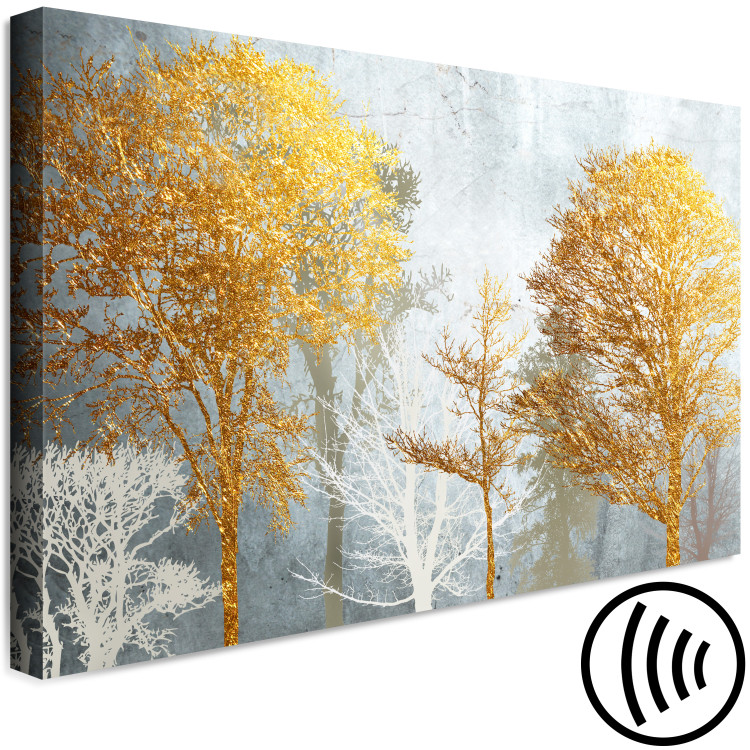 Canvas Art Print Hoarfrost and Gold (1 Part) Wide 122318 additionalImage 6