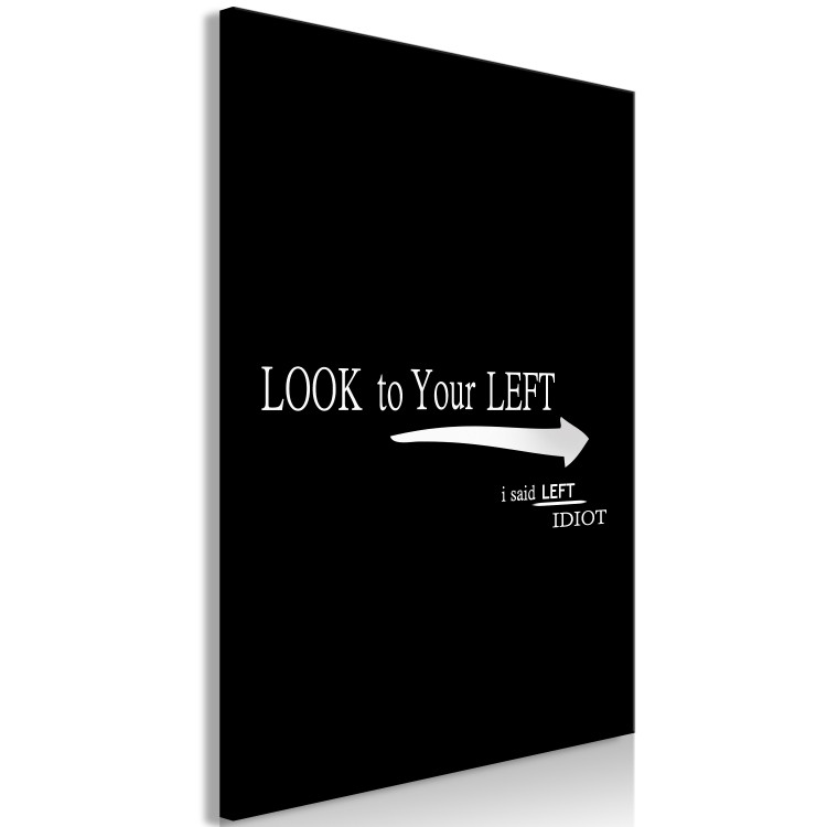 Canvas Art Print Look to Your Left (1 Part) Vertical 122818 additionalImage 2
