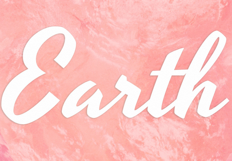 Poster Pink Earth, Pink Life - white English text on pink texture 123218 additionalImage 4