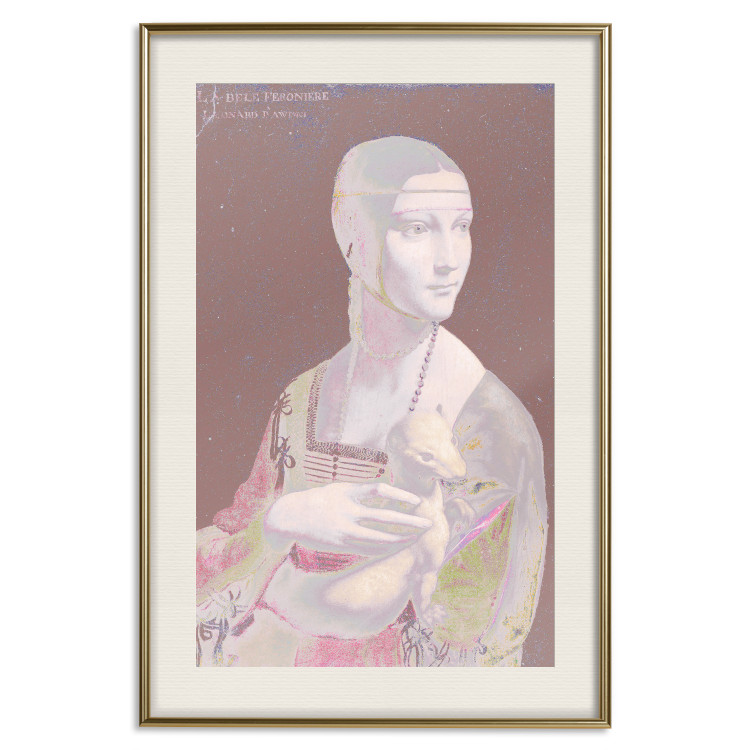 Poster Pastel Lady - woman with an animal by Leonardo da Vinci 123518 additionalImage 19