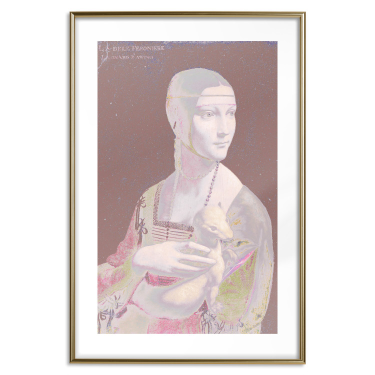 Poster Pastel Lady - woman with an animal by Leonardo da Vinci 123518 additionalImage 14