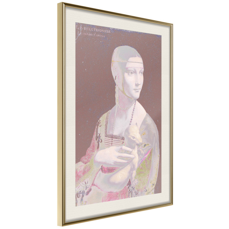 Poster Pastel Lady - woman with an animal by Leonardo da Vinci 123518 additionalImage 2