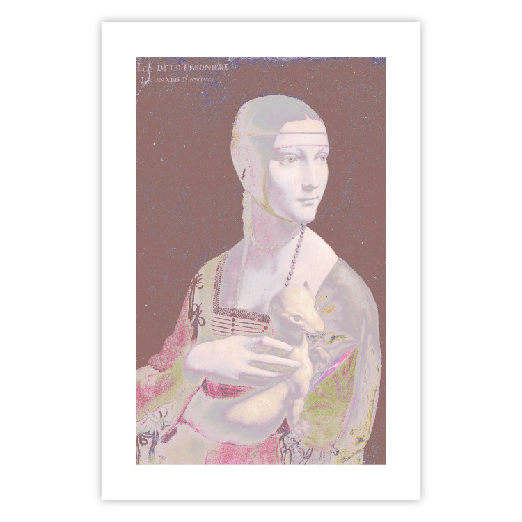 Poster Pastel Lady - woman with an animal by Leonardo da Vinci 123518 additionalImage 19