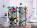 Room Divider Screen Energetic Panda II - fanciful drawings of animals on a sheet 124018 additionalThumb 2