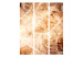 Room Separator Brown Texture (3-piece) - abstraction in warm tones 124118 additionalThumb 3