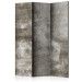 Folding Screen Cold Concrete (3-piece) - industrial composition in grays 124318