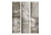 Folding Screen Cold Concrete (3-piece) - industrial composition in grays 124318 additionalThumb 3