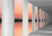 Photo Wallpaper Abstract - futuristic 3D tunnel surrounded by the setting sun 126918 additionalThumb 4