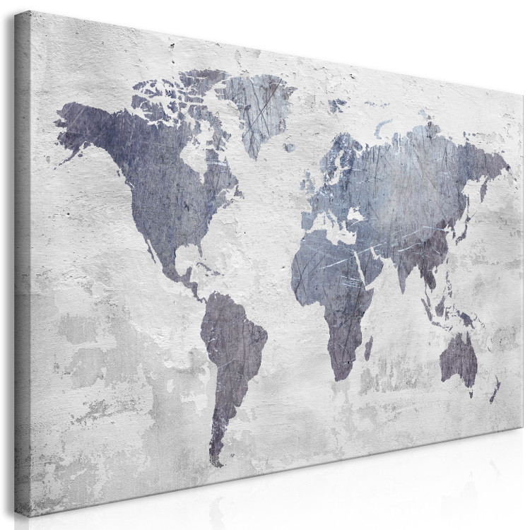 Large canvas print Concrete World Map II [Large Format] 128718 additionalImage 2