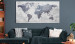 Large canvas print Concrete World Map II [Large Format] 128718 additionalThumb 5