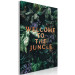 Canvas Welcome to the Jungle (1-part) vertical - text against a jungle background 128818 additionalThumb 2