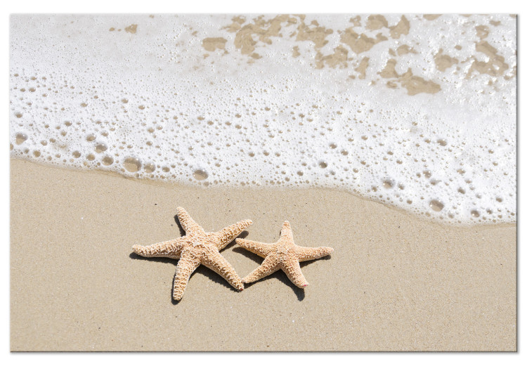 Canvas Print Holiday Souvenir (1-piece) Wide - starry beach landscape 129818