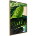 Poster Dieffenbachia - plant landscape with dark green leaves on a light background 129918 additionalThumb 11