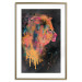 Poster Lion's Moods - abstract animal in a multicolored watercolor motif 130518 additionalThumb 14