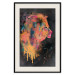 Poster Lion's Moods - abstract animal in a multicolored watercolor motif 130518 additionalThumb 19