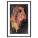 Poster Lion's Moods - abstract animal in a multicolored watercolor motif 130518 additionalThumb 15