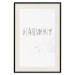 Poster Harmony - golden English text on a contrasting light background 131918 additionalThumb 19
