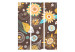 Room Divider Lacy Flowers (3-piece) - colorful composition with a floral motif 133418 additionalThumb 3