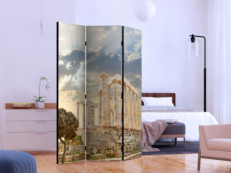 Folding Screen Greek Acropolis - tree and historic architecture against bright sky 133818 additionalImage 2