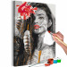 Paint by Number Kit Woman With Feather 135318 additionalThumb 3