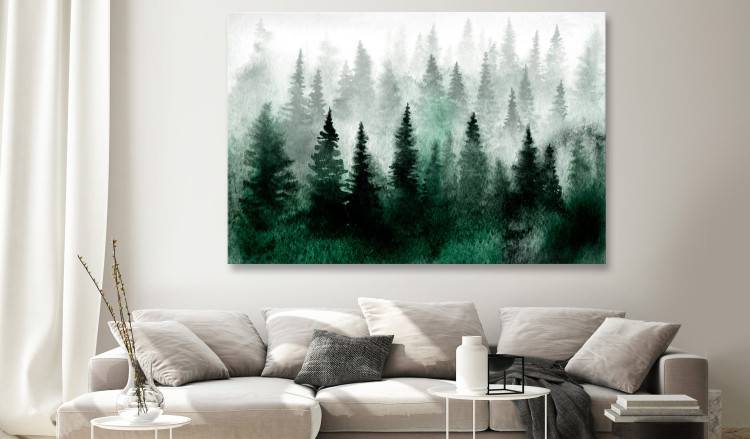 Large canvas print Scandinavian Foggy Forest [Large Format] 136418 additionalImage 4