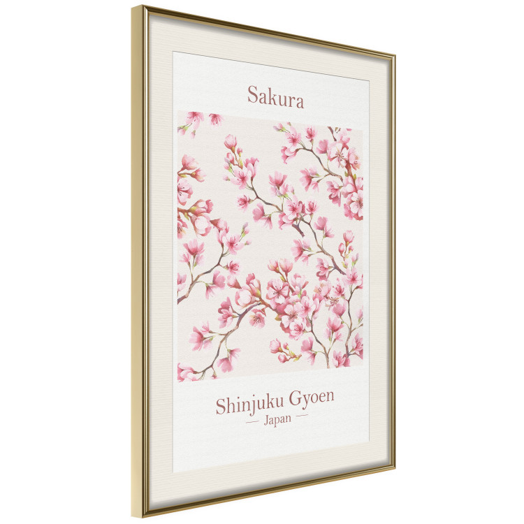 Poster Sakura - English and Japanese text with pink flower 138218 additionalImage 18
