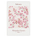 Poster Sakura - English and Japanese text with pink flower 138218