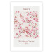 Poster Sakura - English and Japanese text with pink flower 138218 additionalThumb 3