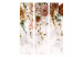 Room Divider Celestial Drapery (3-piece) - Warm composition in colorful flowers 138518 additionalThumb 3