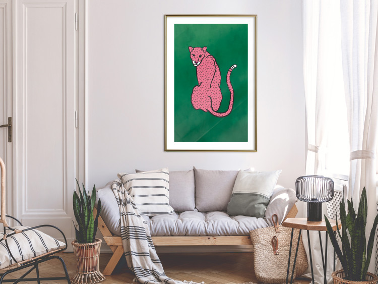 Poster Pink Cheetah [Poster] 142618 additionalImage 14