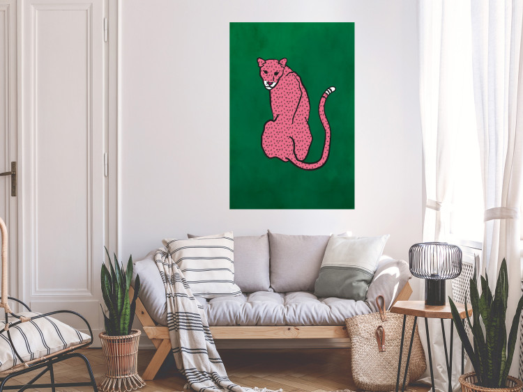 Poster Pink Cheetah [Poster] 142618 additionalImage 5