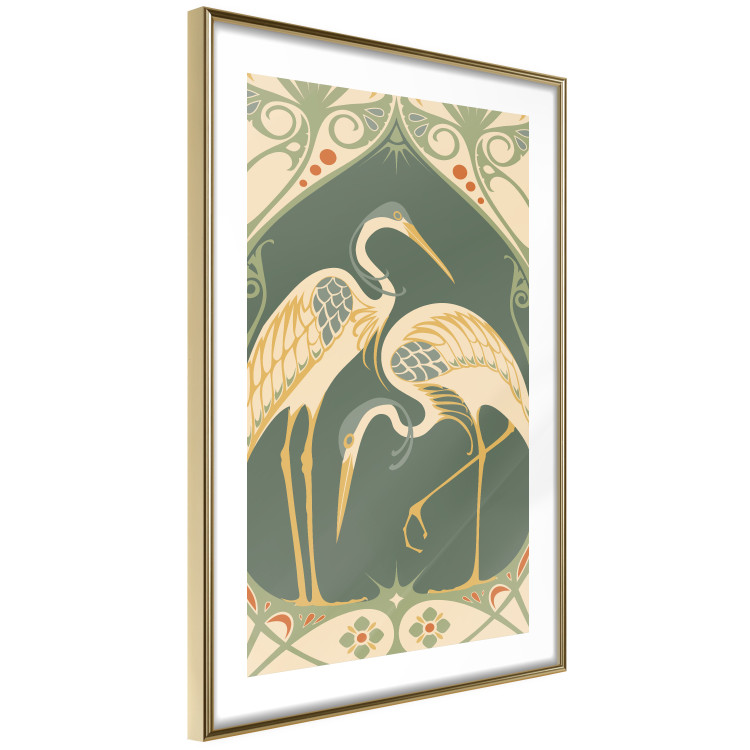 Poster Stylish Cranes [Poster] 143218 additionalImage 6