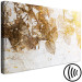 Canvas Print In the Golden Garden (1-piece) Wide - flowers reflected in marble 143418 additionalThumb 6
