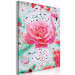 Paint by Number Kit Rose Flamingo - Pink Bird, Powdery Rose and Minty Shimmering Background 144618 additionalThumb 5
