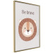 Wall Poster Be Brave - Friendly and Cheerful Lion and Motivating Slogan for Kids 146618 additionalThumb 9