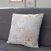 Decorative Microfiber Pillow Playful clouds - a composition in subdued colour palette cushions 147018 additionalThumb 3