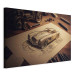 Large canvas print Car Sketch - Vintage Car Drawing Generated by AI [Large Format] 151118 additionalThumb 2