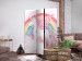 Room Divider Pink Power - A Unicorn With Wings and a Rainbow on a Background of Clouds [Room Dividers] 151418 additionalThumb 2