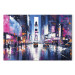 Canvas New York - Evening City Lights in Pink Shades 151918 additionalThumb 7