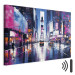 Canvas New York - Evening City Lights in Pink Shades 151918 additionalThumb 8