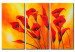 Canvas Callas in orange 48818