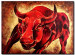 Canvas Art Print Red bull II 49518