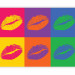 Wall Mural Kiss - Pop art-style lips in different colors and compositions 61218 additionalThumb 5