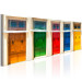 Canvas Art Print Colourful Doors 88718 additionalThumb 2