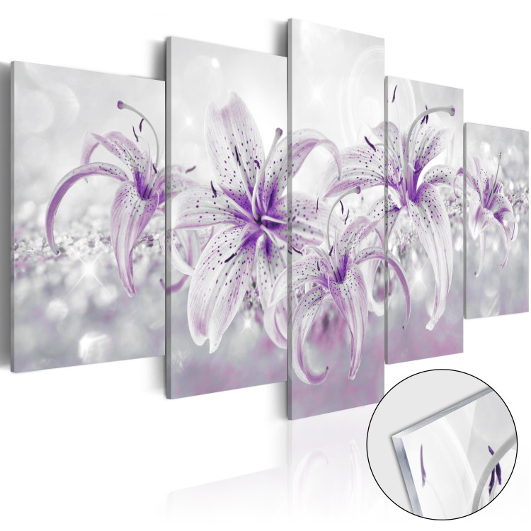 Acrylic print Purple Graces [Glass] 92518