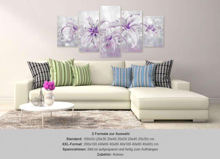 Acrylic print Purple Graces [Glass] 92518 additionalImage 7